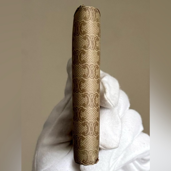 Celine Macadam Pattern Bifold Wallet Vintage - Picture 6 of 16